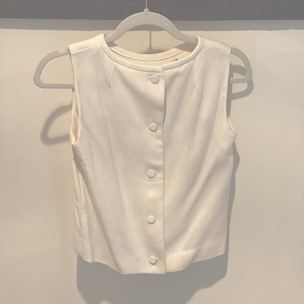 True Vintage 50s-60s Back-Button Blouse